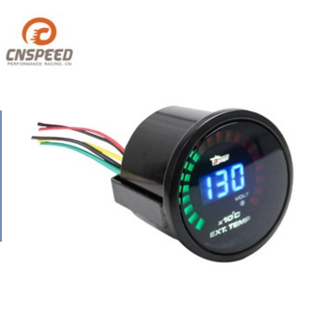 2寸（52mm)数显二合一尾气表汽车仪表带电压显示改装仪表图2