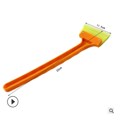 汽车除冰铲 冬季雪铲87G带包装牛筋刮板 opp长柄雪安全应急除雪铲图3