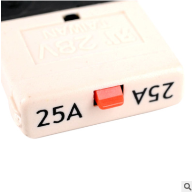 汽车保险片25A/中号复位保险片断路器/过载保护器/插片式保险丝插图2
