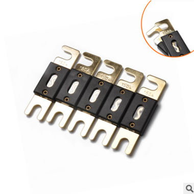 【组合】5只装-150A ANL大号保险丝 镀金叉栓式汽车保险片图2