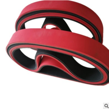 厂家直销加红胶牵引带环形橡胶平面带 多楔牵引机皮带 工业皮带图2