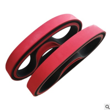 厂家直销加红胶牵引带环形橡胶平面带 多楔牵引机皮带 工业皮带图3