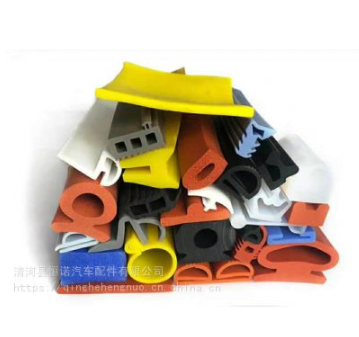 清河恒诺生产各种密封胶条 复合软件硬胶皮 异型胶条订做图2