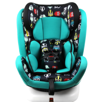 鸿贝儿童安全座椅 3C认证9个月12岁汽车座椅ISO硬接口座椅