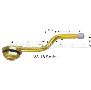 厂家直销汽车补胎工具 轮胎无内胎防爆优质铜芯气门嘴V3.18图3