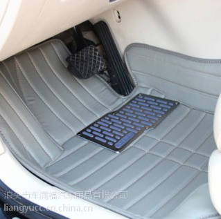 专车专用汽车脚垫 全包围汽车皮革脚垫批发 手缝大包围皮革汽车脚垫生产厂家图3