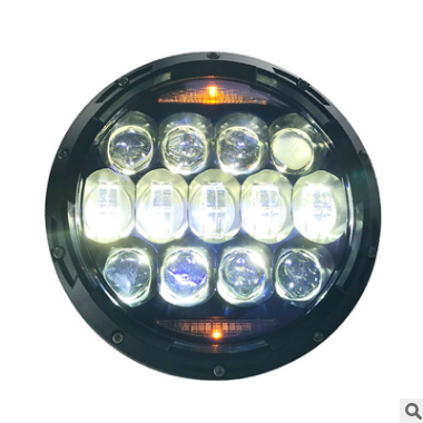 7寸130W 牧马人led车灯 哈雷摩托车防水雾灯改装前大灯AAL-L0130图3