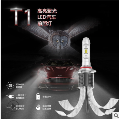 工厂直销led汽车大灯 汽车led前照明灯泡 汽车led灯H7车灯图2