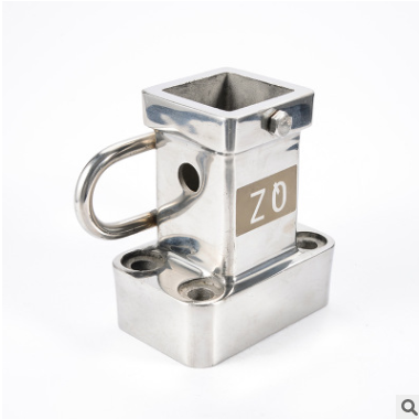 厂家跨境直供 不锈钢拖车钩底座 陆巡兰德改装专用 加厚车钩底座图2