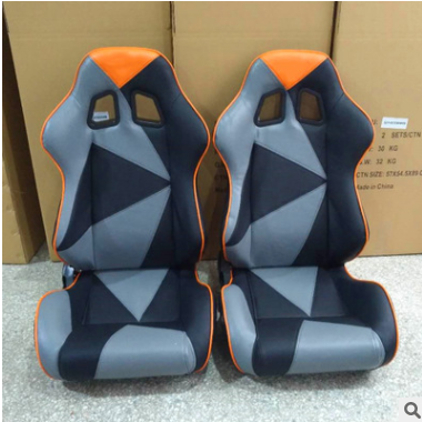 厂家直销汽车座椅改装带调角器单滑道前后可调节Pu座椅电竞椅图3