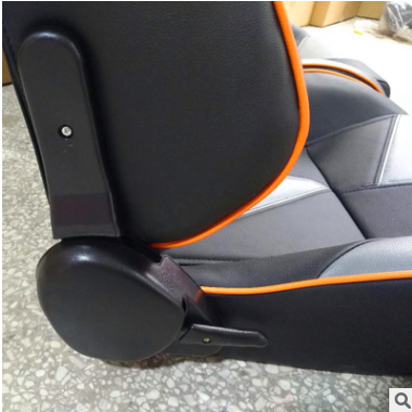 厂家直销汽车座椅改装带调角器单滑道前后可调节Pu座椅电竞椅图2