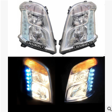 柳汽H7前组合大灯前照灯霸龙H7前大灯新乘龙M3乘龙H5前大灯图2