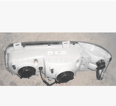 重汽车灯 汽车灯具配件 金王子连体前大灯 水晶大灯图2