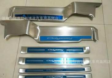 15-19款奥德赛改装门槛条 2017款艾力绅迎宾踏板脚踏板装饰改装件图2