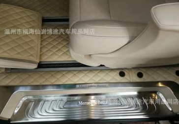 适用于奔驰威霆V260改装专用 门槛条 迎宾踏板 不锈钢装饰条图2