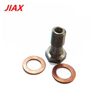 厂家直销批发 汽车改装不锈钢刹车油管单孔空心螺丝 M10X1.25图2