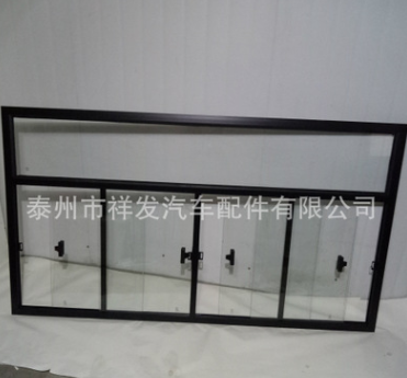 电动餐车改装车钢化玻璃夹胶推拉窗 亚克力玻璃汽车推拉窗批发图3