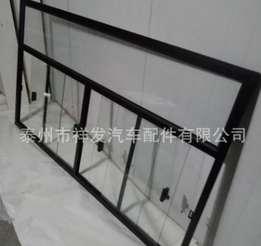 电动餐车改装车钢化玻璃夹胶推拉窗 亚克力玻璃汽车推拉窗批发图2