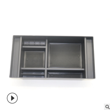 适用于Silverado 1500 GMC Sierra 1500(2019)扶手箱储物盒收纳盒图3