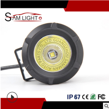 新款汽车射灯led工作灯25w越野车灯汽车摩托车灯改装泛聚光一体图3