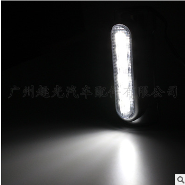 哈雷摩托车LED白色日行黄色转向护杠灯 摩托车转向灯 1.3寸护杆灯图2