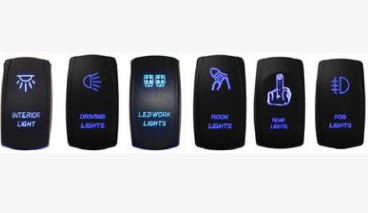 工厂大量热销：船型开关 翘板开关 车船控制台开关 LED多色 MP图3