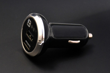 跨境热销车载充电器 车充 双usb 汽车usb充电车充可定制logo图3