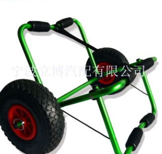 源头工厂加厚铝合金可折叠沙滩拖车 独木舟拖车图3