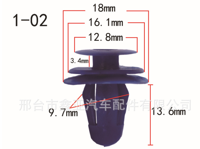汽车卡扣汽车线束固定卡子油管卡子 汽车线路固定扣 波纹管卡子图3