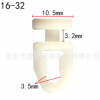 汽车窗帘扣 微型车商务车客车通用 汽车窗帘轨道滑珠装饰扣 16-32