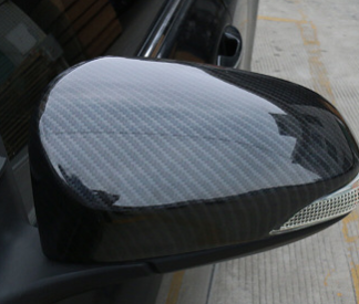 创缤 2016-18 CHR后视镜盖 ABS碳纤纹倒车镜罩 For Toyota C-HR