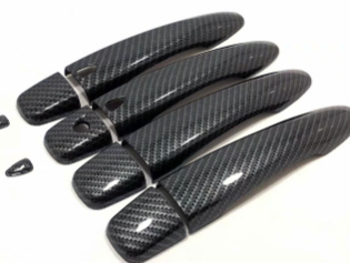 创缤 2015-19日产逍客拉手盖 ABS碳纤纹门把手 For Qashqai J11图2