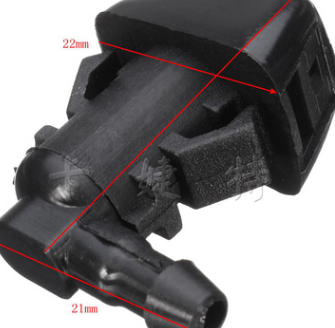 美国福特锐界2.0T 3.5L前雨刮喷头机盖前档喷水嘴8S4Z17603AA图2