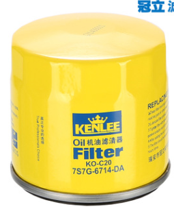 7S7G-6714-DA机油滤清器 福特福克斯汽车机油格 冠立滤清器图2