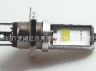 电动车灯摩托车超亮led大灯COB双面远近光灯泡12V80v单爪内置射灯图3