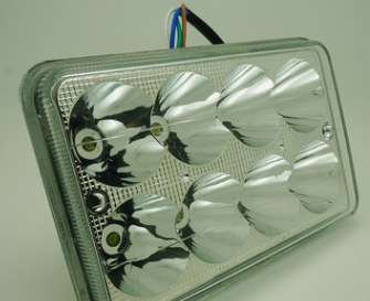 电动车摩托车灯优质内射内置led车灯 八珠方普 量大优惠图2