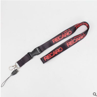 速卖通热卖 RECARO改装车挂绳JDM车钥匙扣手机挂绳织带图3