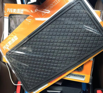 菱形防嗮镶钻天鹅汽车防滑垫 超大号车载防滑垫 网格止滑垫长方形图3