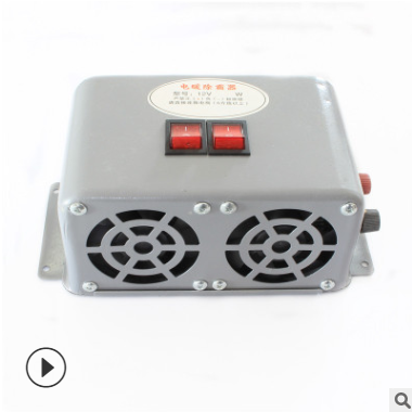 热卖货车暖风机 三孔取暖器 12V汽车挡风玻璃除霜器 车载电暖风机图3