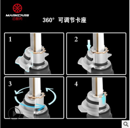 迈客仕V5新款LED大灯汽车LED大灯改装前大灯LED汽车c配件图3