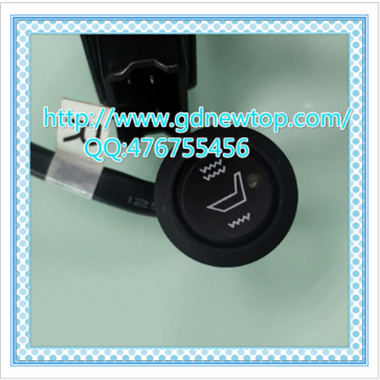 圆形座椅加热垫开关 座椅通用型加热电开关图3