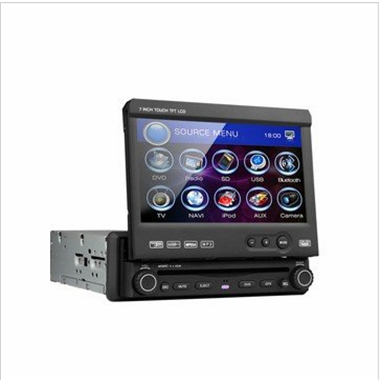 供应单定翻转车载DVD导航仪图3