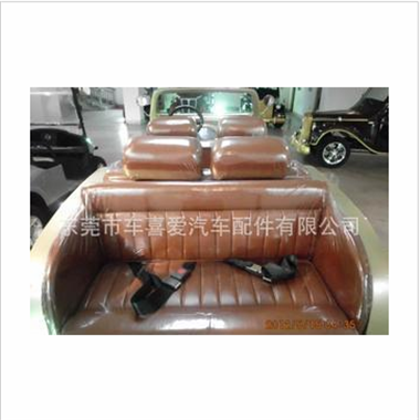 厂家供应 沙发 东莞沙发 棕色老爷车沙发图3