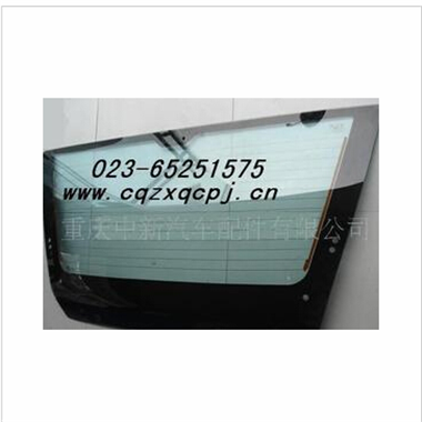 供应庆铃五十铃UCR后掀门玻璃总成图2