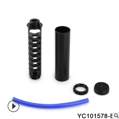 跨境热销爆款汽车改装配件螺旋单核7075铝制燃油滤清器带配件图2