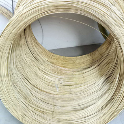 专业生产各种推拉锁芯 镀黄铜钢丝绳图2