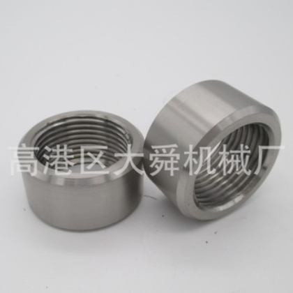 厂家定做304不锈钢圆螺母非标螺母M18加工定制图3