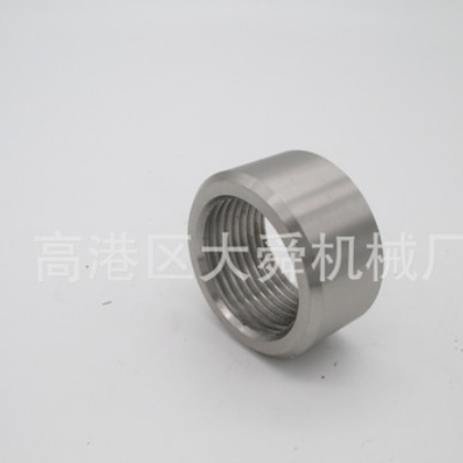 厂家定做304不锈钢圆螺母非标螺母M18加工定制