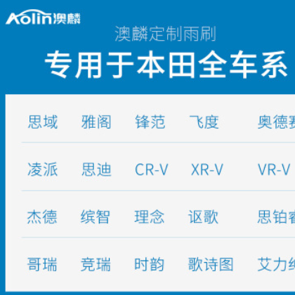 适用于本田十代思域雨刮器CRV奥德赛xrv飞度凌派锋范雅阁原装雨刷图2