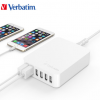 威宝（Verbatim）6口USB充电器电源适配器多口充电插头适用多设备
